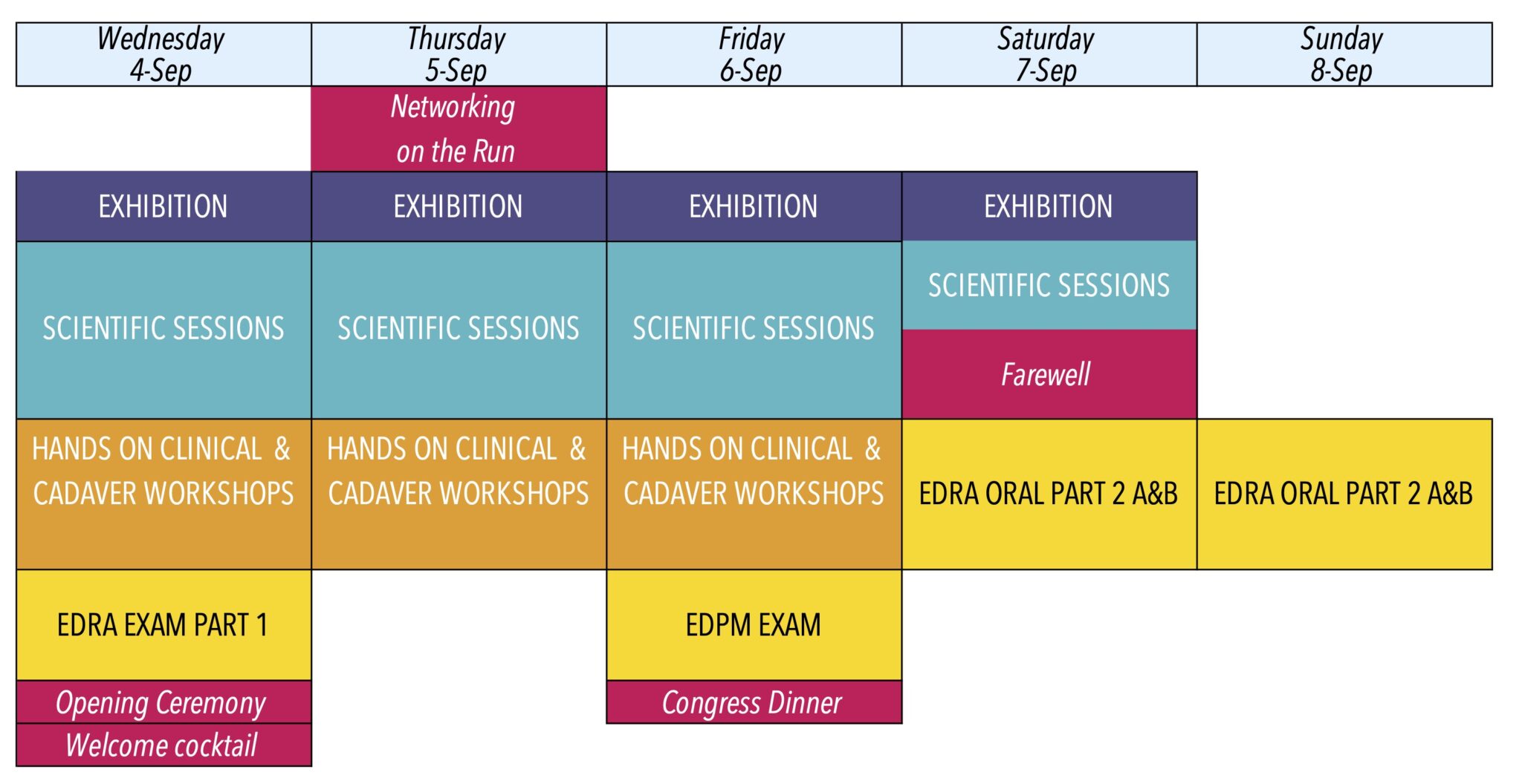 Congress Schedule ESRA Congress 2024